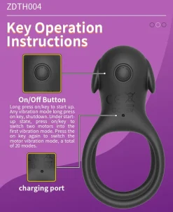 marielove Penisring|Vibrator Mit Fernbedienung|Penisring mit Vibration und Fernbedienung