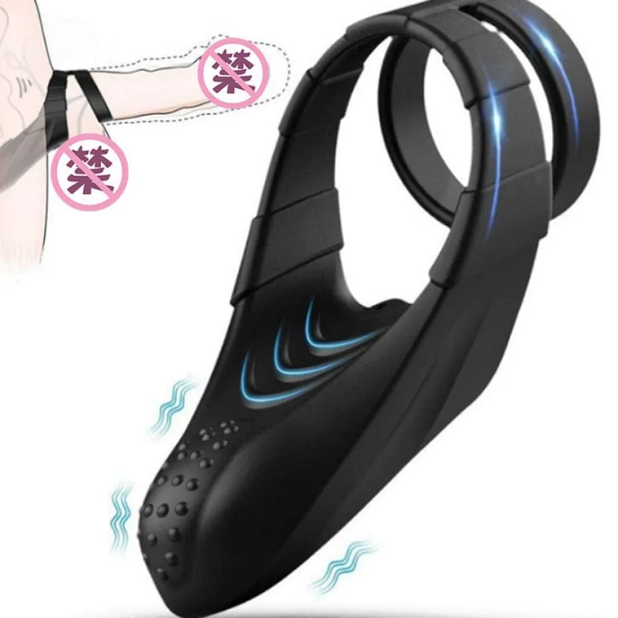 marielove Penisring|Hodenvibrator|Penisring Penis-Hoden-Ring mit Vibrator