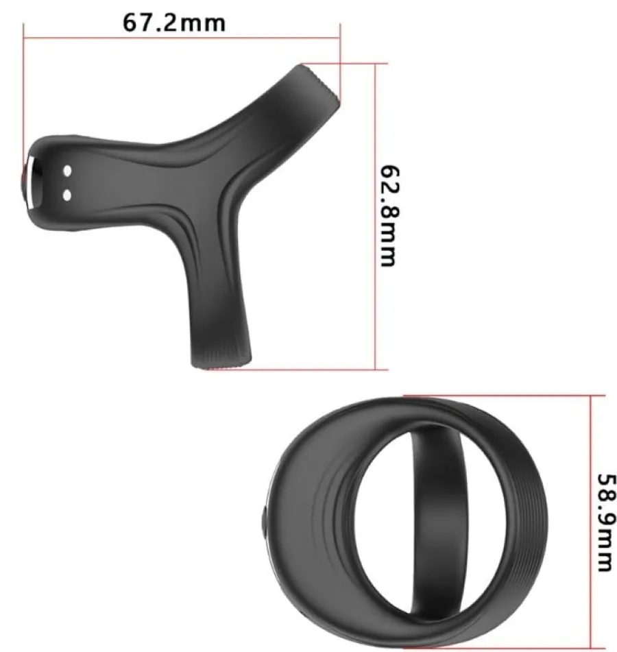marielove Penisring|Hodenvibrator|Penisring Penis-Hoden-Ring inklusive Vibrator