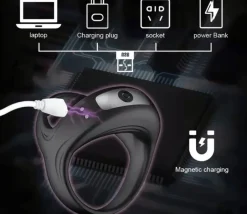 marielove Penisring|Hodenvibrator|Penisring Penis-Hoden-Ring inklusive Vibrator