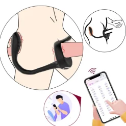 marielove Penisring|Sexspielzeug Mit App Steuerung|Penisring-Perineum mit App