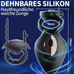 marielove Penisring|Sexspielzeug Mit App Steuerung|Penisring Zunge mit App