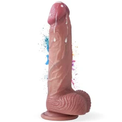 marielove Anal Dildo|Saugnapfdildo|realistischer 21cm Saugnapfdildo mit Hoden