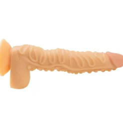 marielove Realistischer Dildo|Saugnapfdildo|Saugnapfdildo 24cm Dildo genoppt und gewellt