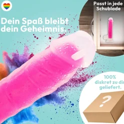 marielove Saugnapfdildo|Saugnapfdildo 20cm Dildo der im Dunklen leuchtet