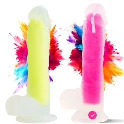 marielove Saugnapfdildo|Saugnapfdildo 20cm Dildo der im Dunklen leuchtet