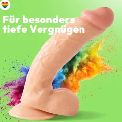 marielove Realistischer Dildo|Saugnapfdildo|Saugnapfdildo Dildo Paul 24cm