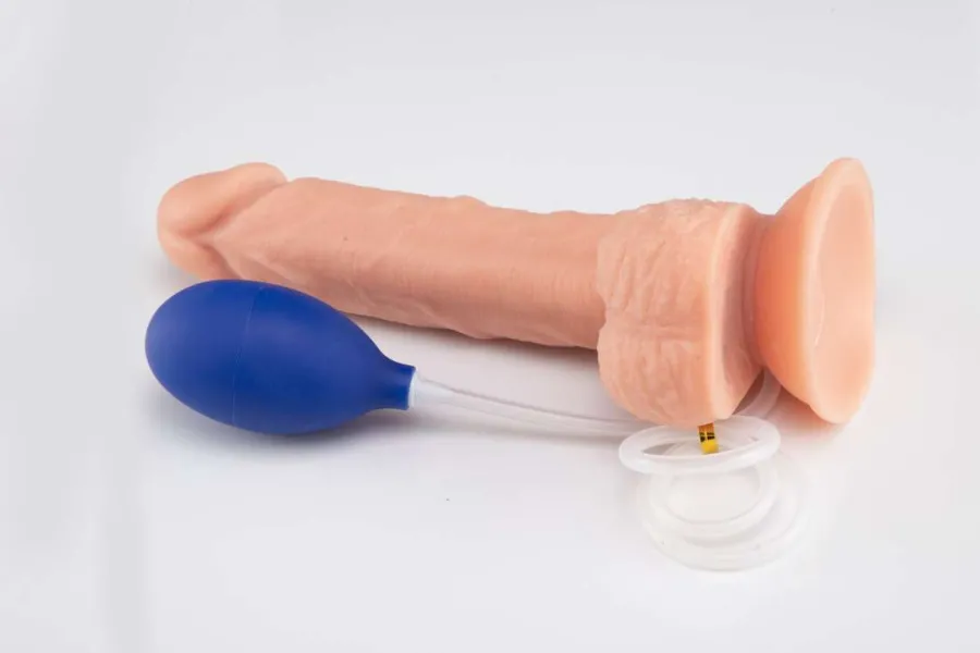 marielove Cum Dildo|Saugnapfdildo|Saugnapfdildo Spritzender Dildo 21cm Pumpball