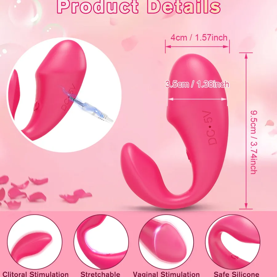 marielove Vibro Ei|Sexspielzeug Mit App Steuerung|Vibro Ei Ring mit App
