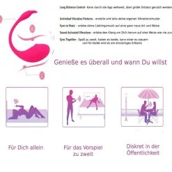 marielove Vibro Ei|Sexspielzeug Mit App Steuerung|Vibro Ei Vibro Ei mit App