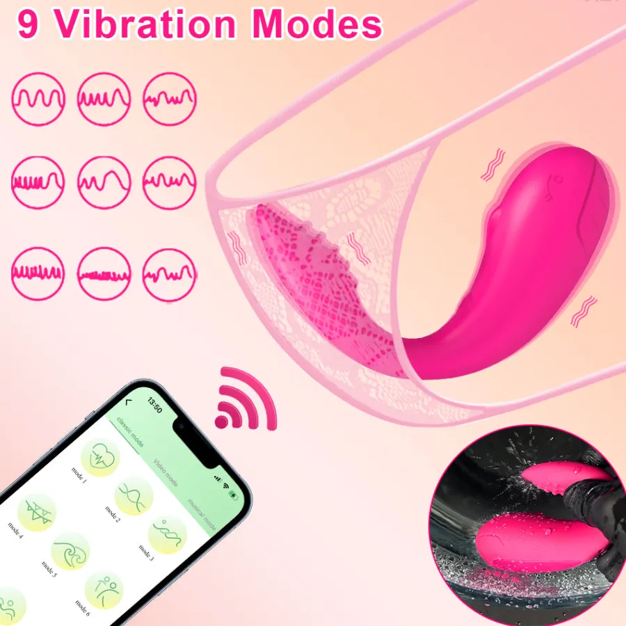 marielove Vibro Ei|Sexspielzeug Mit App Steuerung|Vibro Ei Wal mit App