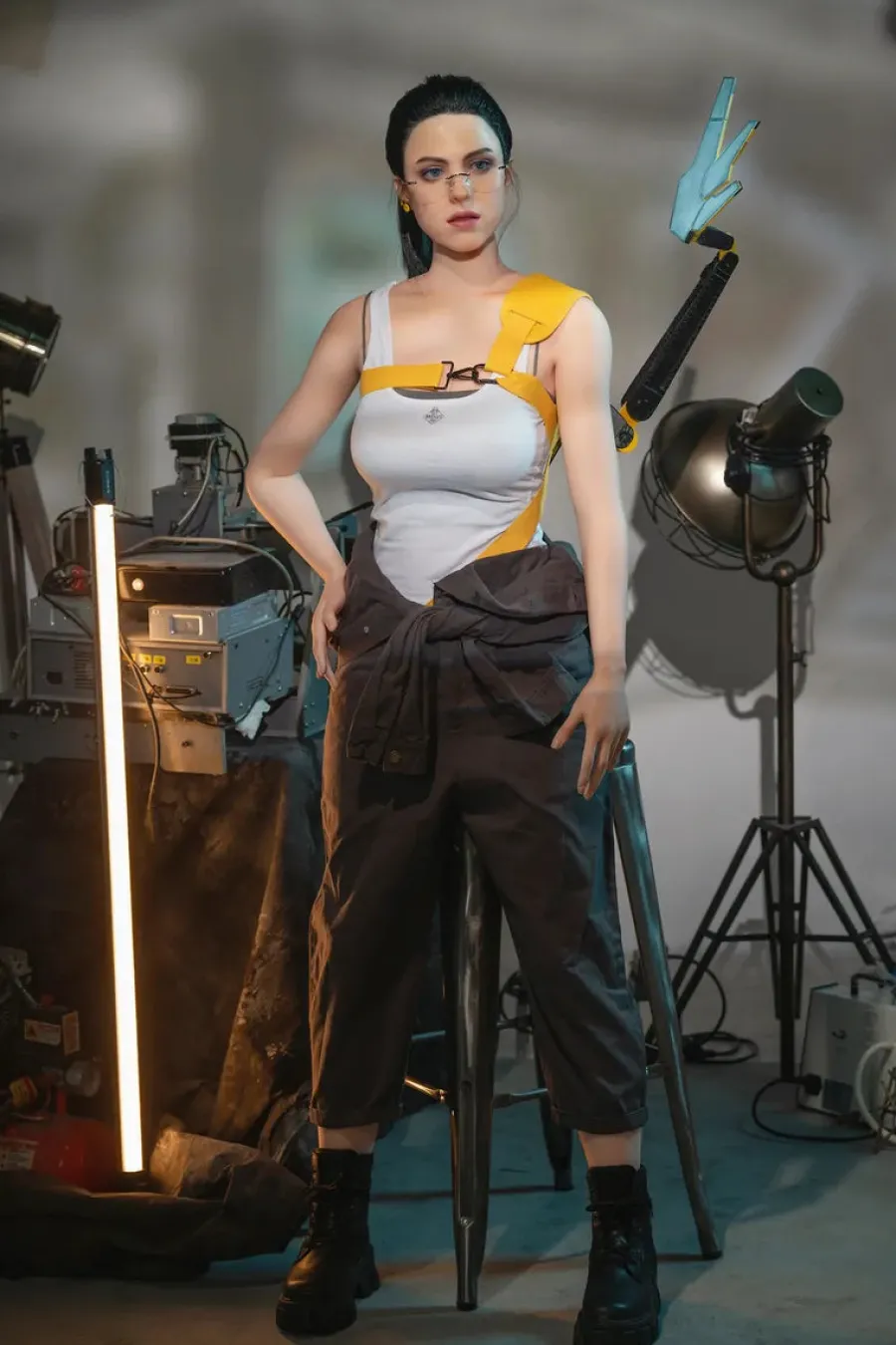 Game Lady Zierliche Sexpuppen|Silikon Dolls|Sexpuppe Akari