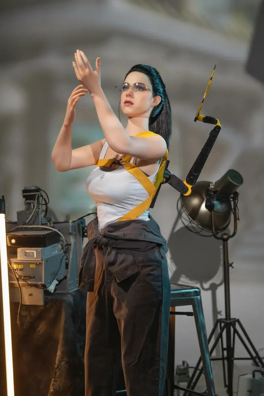 Game Lady Zierliche Sexpuppen|Silikon Dolls|Sexpuppe Akari