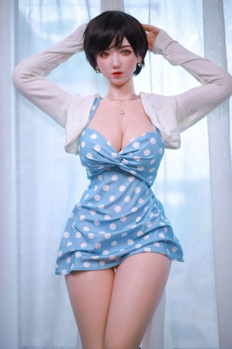 JYDoll Zierliche Sexpuppen|Silikon Dolls|Sexpuppe Annie-Debbie