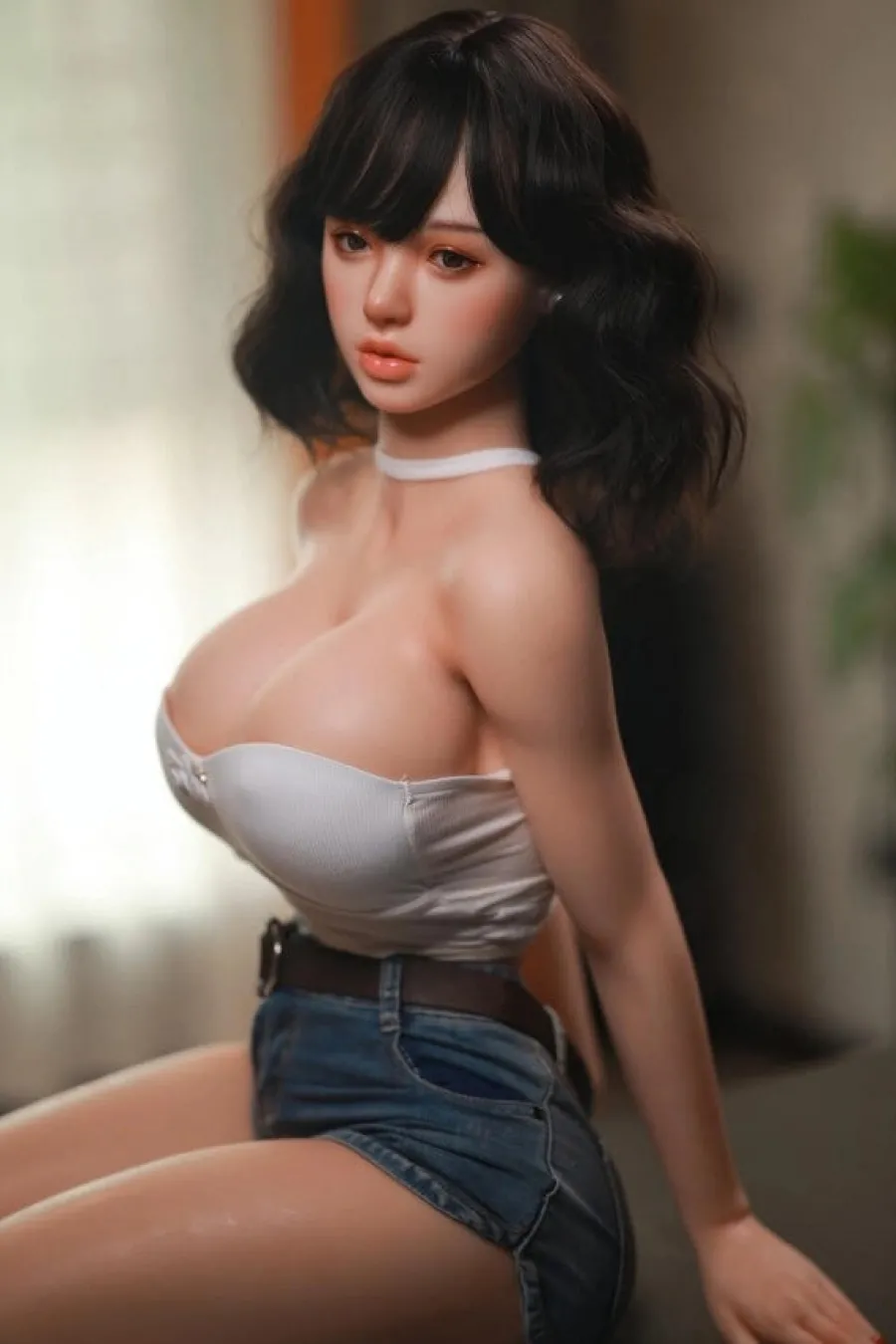 JYDoll Zierliche Sexpuppen|Silikon Dolls|Sexpuppe Darleen-Lilianne