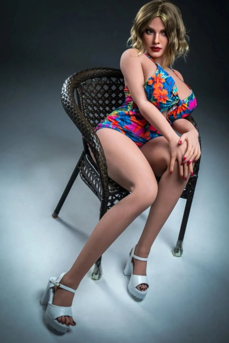 JYDoll Zierliche Sexpuppen|Silikon Dolls|Sexpuppe Gwendolyn-Miku