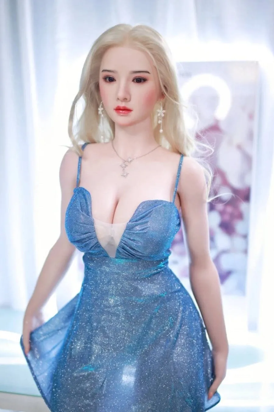 JYDoll Zierliche Sexpuppen|Silikon Dolls|Sexpuppe Karoline-Nova