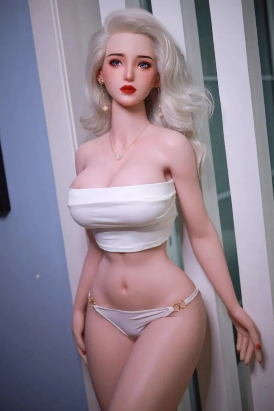 JYDoll Zierliche Sexpuppen|Silikon Dolls|Sexpuppe Lia-Veronica