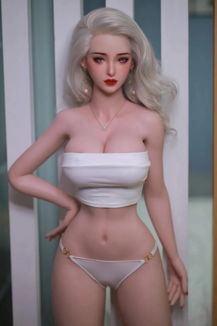 JYDoll Zierliche Sexpuppen|Silikon Dolls|Sexpuppe Lia-Veronica