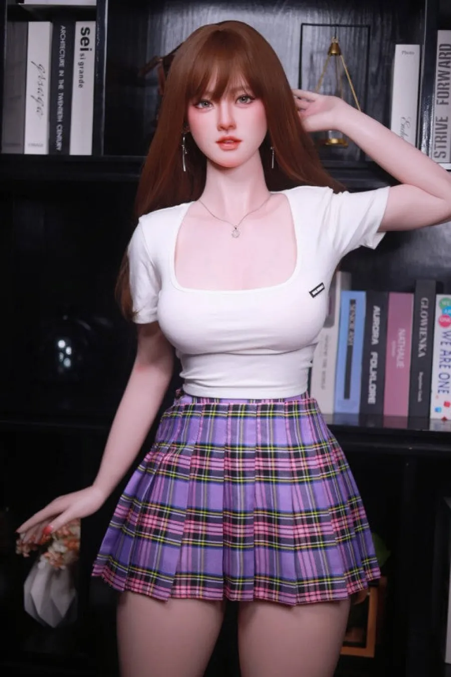 JYDoll Zierliche Sexpuppen|Silikon Dolls|Sexpuppe Poppy-Veda