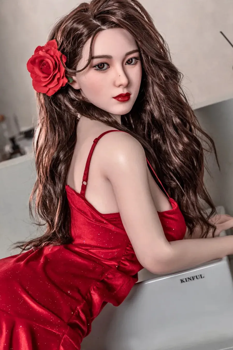 Starpery Zierliche Sexpuppen|Silikon Dolls|Sexpuppe Saya-Violett