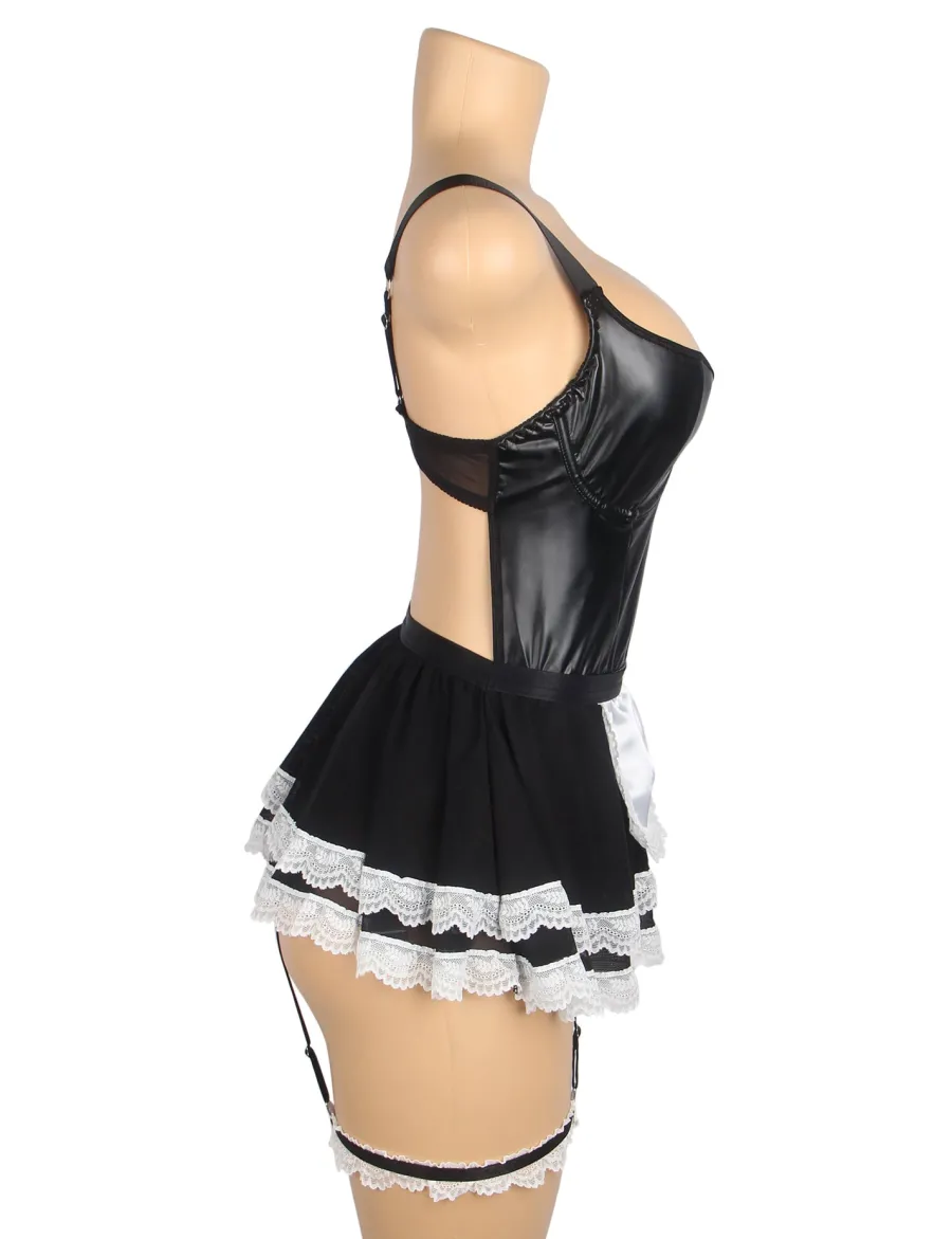 marielove Kostüme|exy aid Kotü – chwarze PU-eder & eh, Copay Outfit, Deou