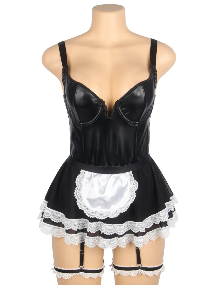 marielove Kostüme|exy aid Kotü – chwarze PU-eder & eh, Copay Outfit, Deou