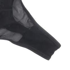 marielove Strumpfhalter Sets|Sexy Schwarze Spitzen-Garter-Panty mit Metall-Clips, 88% Nylon, 12% Spandex, verstellbar