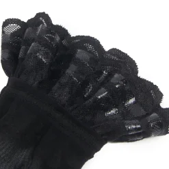 marielove Strümpfe|Sexy Schwarze Spitzenstrümpfe mit Silikonband, 88% Nylon, 12% Spandex, verführerisch