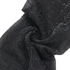 marielove Strümpfe|Sexy Schwarze Spitzenstrümpfe mit Perlmutt-Glanz & Silikonband, 88% Nylon, 12% Spandex