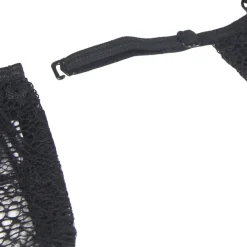 marielove Bikini Sets|Sexy Schwarzes Spitzen Dessous Set 2-teilig Bralette, 95% Polyester, 5% Elastan