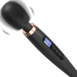 marielove Xxl Vibrator|Paarvibrator|Vibrator Magic Wand Stimulation Vagina GM-544 Schwarz