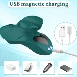 marielove Xxl Vibrator|Paarvibrator|Vibrator Stimulation Klitoris Wasserdicht USB GM-479 Grün