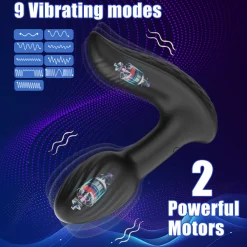 marielove Xxl Vibrator|Paarvibrator|Vibrator Stimulation Klitoris Wasserdicht USB GM-487 Schwarz