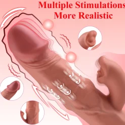 marielove Xxl Vibrator|Paarvibrator|Vibrator Stimulation Klitoris Wasserdicht USB GM-542 Weiß