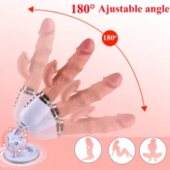 marielove Xxl Vibrator|Paarvibrator|Vibrator Stimulation Klitoris Wasserdicht USB GM-542 Weiß