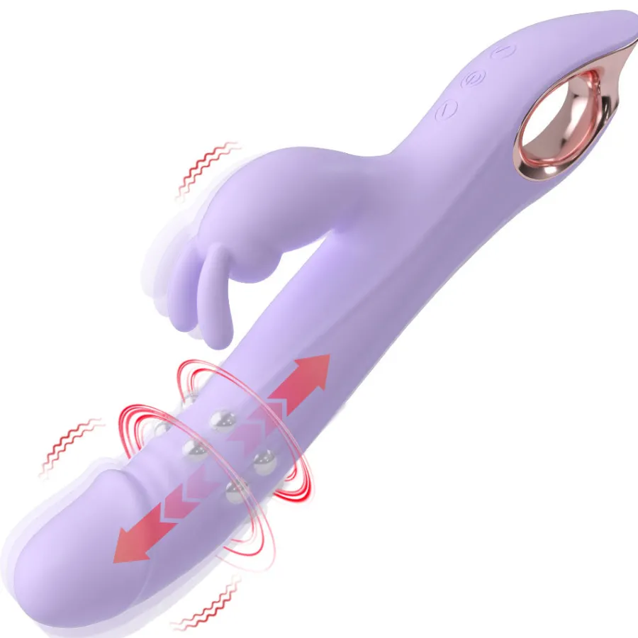 marielove Xxl Vibrator|Paarvibrator|Vibrator Stimulation Klitoris Wasserdicht USB GM-567 Lila