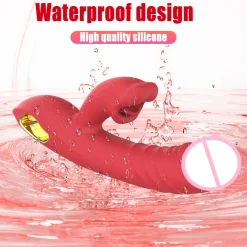 marielove Xxl Vibrator|Paarvibrator|Vibrator Stimulation Klitoris Wasserdicht USB GM-510 Rot
