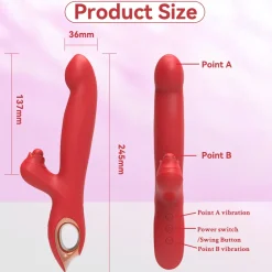 marielove Xxl Vibrator|Paarvibrator|Vibrator Stimulation Klitoris Vagina GM-418