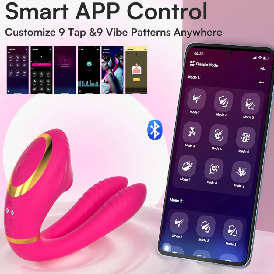 marielove Xxl Vibrator|Paarvibrator|Vibrator Stimulation Klitoris Wasserdicht USB GM-678 Pink