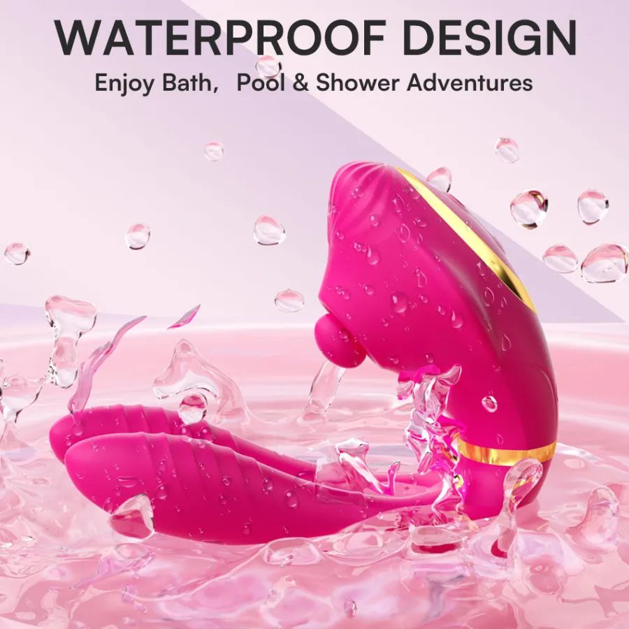 marielove Xxl Vibrator|Paarvibrator|Vibrator Stimulation Klitoris Wasserdicht USB GM-678 Pink