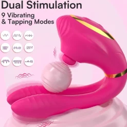 marielove Xxl Vibrator|Paarvibrator|Vibrator Stimulation Klitoris Wasserdicht USB GM-678 Pink