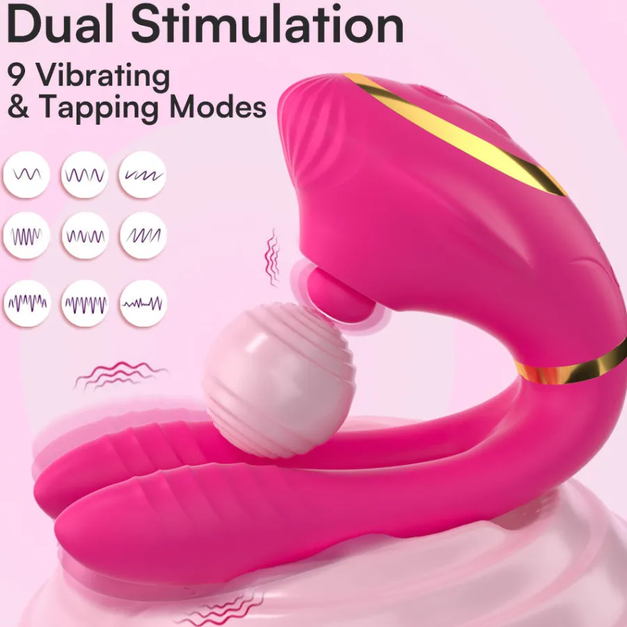 marielove Xxl Vibrator|Paarvibrator|Vibrator Stimulation Klitoris Wasserdicht USB GM-678 Pink