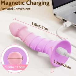 marielove Xxl Vibrator|Paarvibrator|Vibrator Stimulation Klitoris Wasserdicht USB GM-553 Rosa