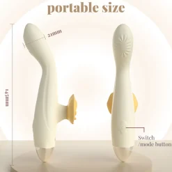 marielove Xxl Vibrator|Paarvibrator|Vibrator Stimulation Klitoris Wasserdicht USB GM-559 Rosa