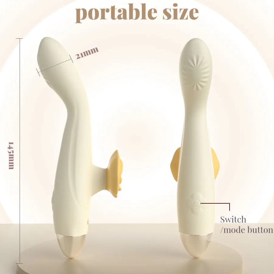 marielove Xxl Vibrator|Paarvibrator|Vibrator Stimulation Klitoris Wasserdicht USB GM-559 Rosa