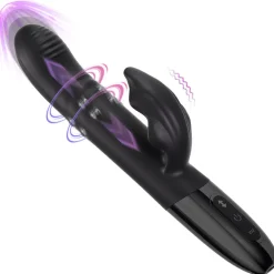 marielove Xxl Vibrator|Paarvibrator|Vibrator Stimulation Klitoris Wasserdicht USB GM-562 Schwarz