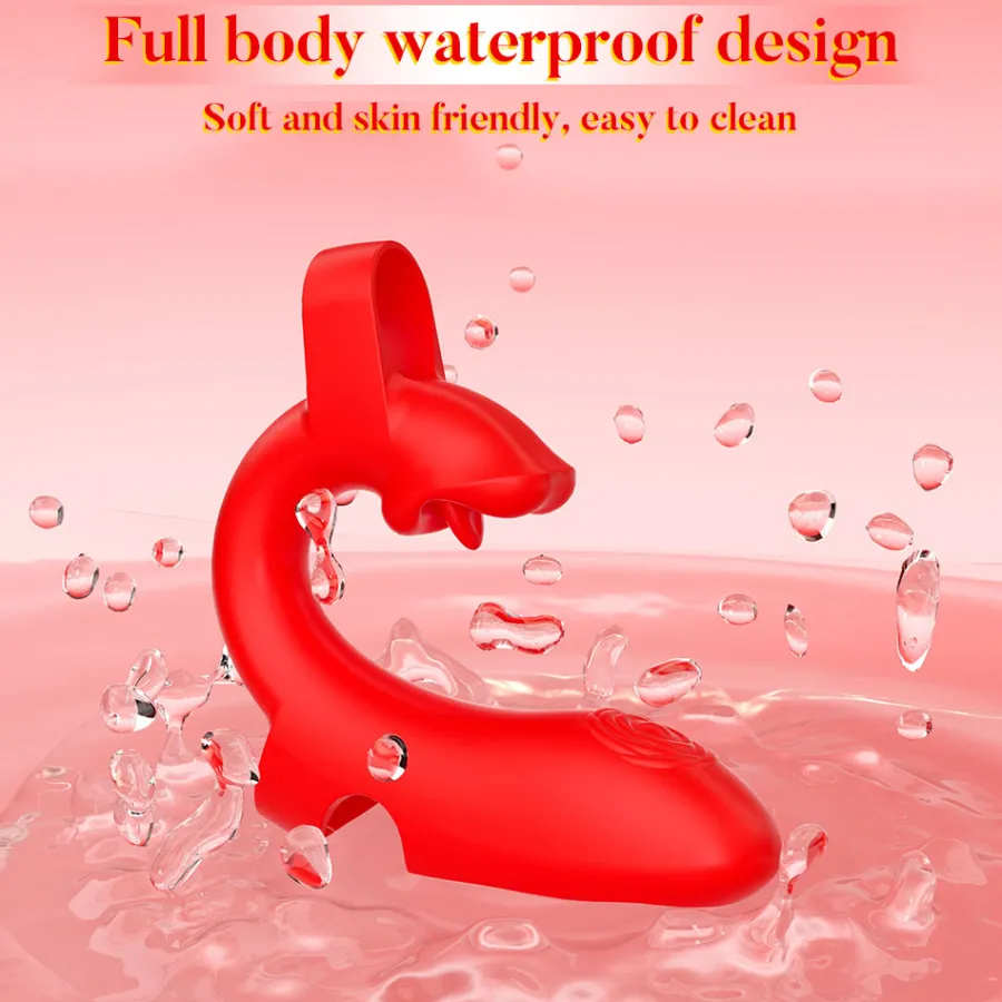 marielove Xxl Vibrator|Paarvibrator|Vibrator Stimulation Klitoris Wasserdicht USB GM-538 Rot