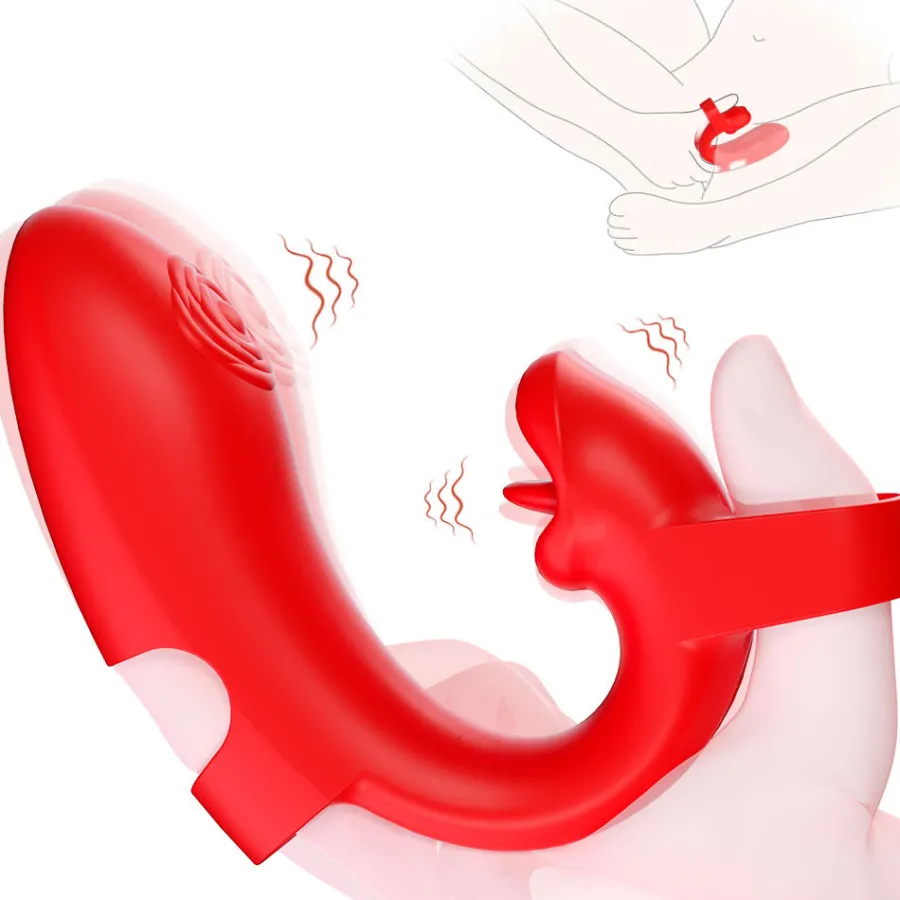 marielove Xxl Vibrator|Paarvibrator|Vibrator Stimulation Klitoris Wasserdicht USB GM-538 Rot