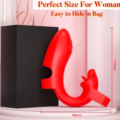 marielove Xxl Vibrator|Paarvibrator|Vibrator Stimulation Klitoris Wasserdicht USB GM-538 Rot